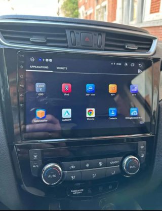 Rádio Android Nissan Qashqai J11 Android 14 + GPS.
