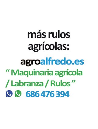 Rulo / rodillo agrícola 3,20 metros.