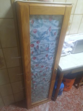 Mesa de cocina elevada de madera