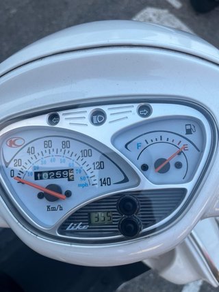 Kymco Like 125 2016 Blanca 10.200 km