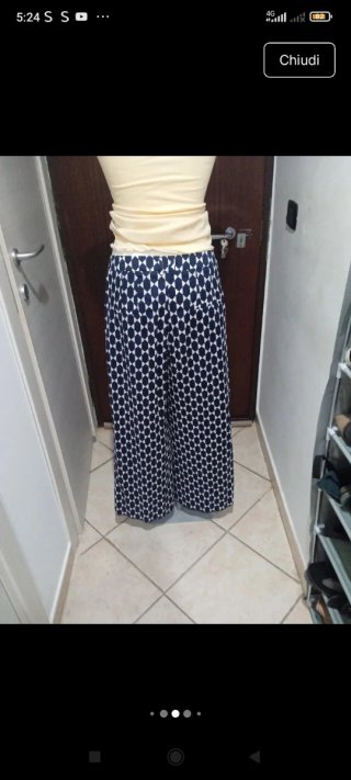 Pantaloni gamba ambia