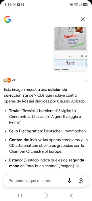 Colección 9 CDs Rossini - Ópera Clásica