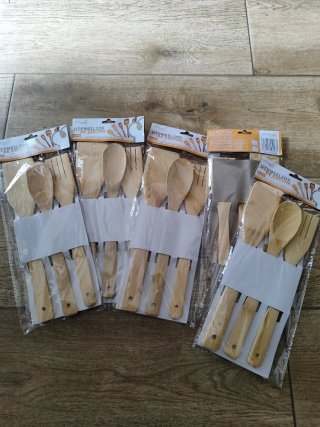 3 Utensilios de Cocina Madera Nuevos estrenar