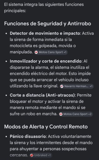 Alarma TNT Original Moto Nueva