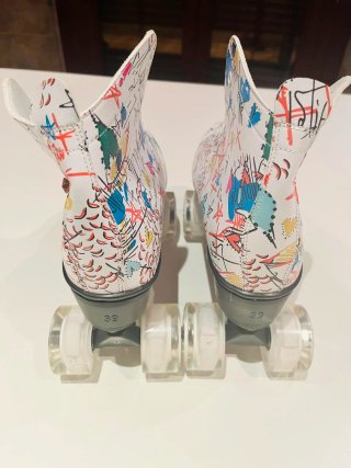 Patines de 4 Ruedas Quad - Diseño Graffiti Urbano