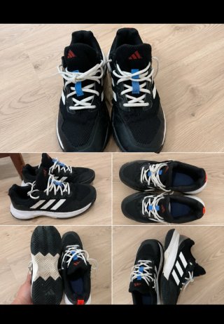 Zapatillas deportivas Adidas negras y blancas