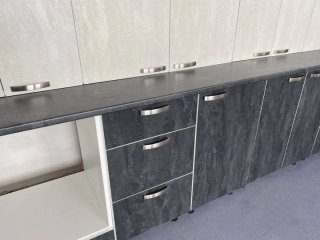 Muebles Cocina 300cm Nuevos Gris
