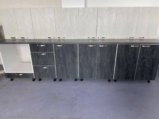 Muebles Cocina 300cm Nuevos Gris