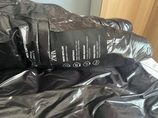 Plumífero Zara Negro Talla XS