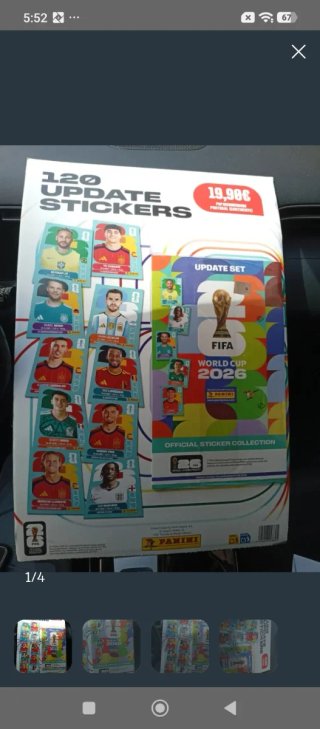 Panini FIFA World Cup 2026 Update Stickers