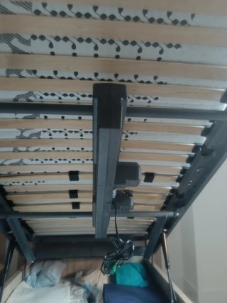 Cama articulada eléctrica con canapé 90x190