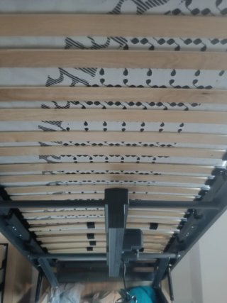 Cama articulada eléctrica con canapé 90x190