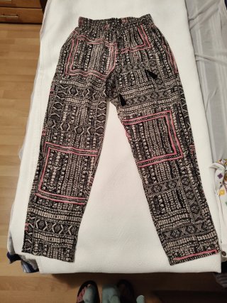 Pantalón estampado mujer talla única