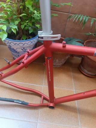 Cuadro acero cicloturismo