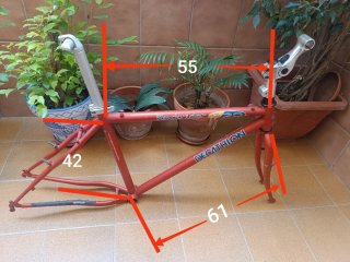 Cuadro acero cicloturismo