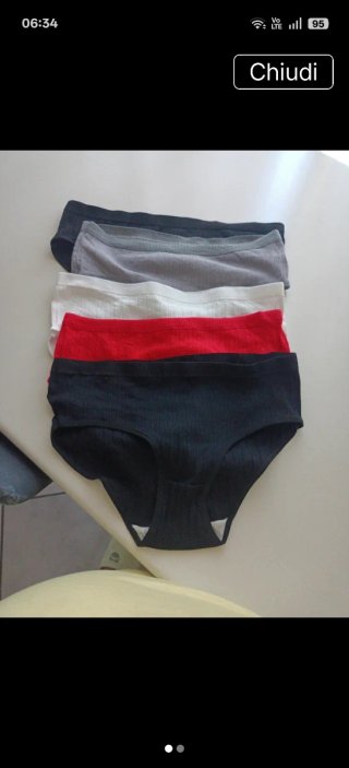 Mutandine donna taglia unica 4 colori