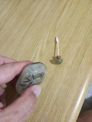 Bocetta cinese dipinta a mano