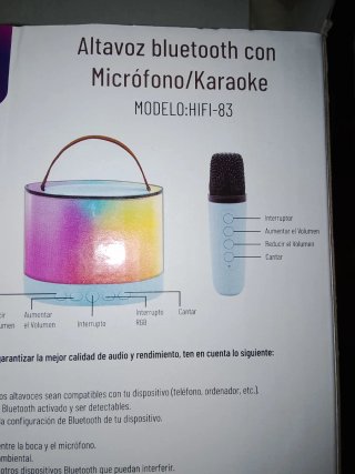 Altavoz Bluetooth DigiVolt con Micrófono