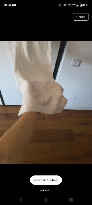 Tuta intera Mango bianca taglia S