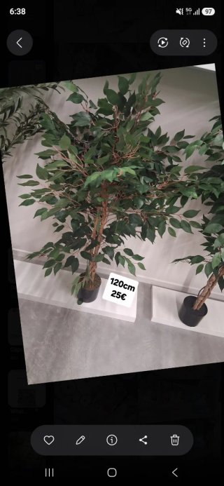 Planta artificial 120cm