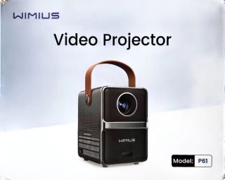 Proyector Video WIMIUS P61 Negro/Marrón