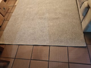 Alfombra beige 210x180