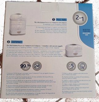 Sterilizzatore Chicco SterilNatural 2 in 1
