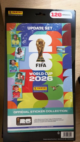 Panini Actualización Cromos Mundial 2026