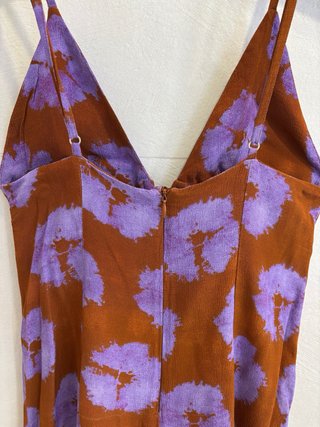 Vestido corto estampado floral