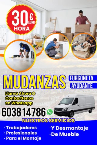 Mudanza transporte servicio montaje desmontaje BCN