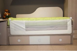 Barrera Cama Bebé Extra Larga y Alta 180x66cm