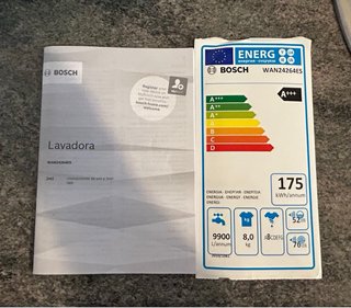Lavadora Bosch 8kg