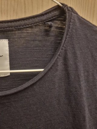 T-shirt Clayton nera con taschino - Taglia M -
