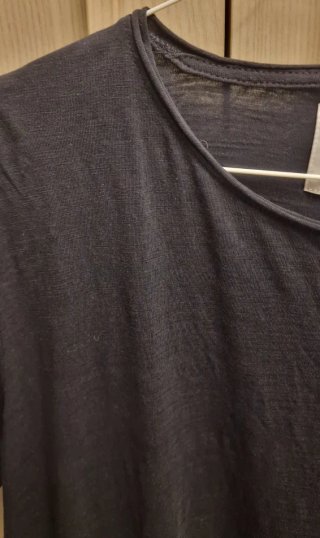 T-shirt Clayton nera con taschino - Taglia M -