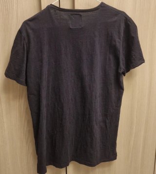 T-shirt Clayton nera con taschino - Taglia M -