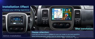 FULUKU 2+64G AutoRadio 9'' Android Renault Trafic