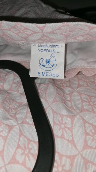 Conjunto 3 piezas Bebe "Yoedu" Talla 6 Meses