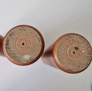 Juego 4 patas madera base tapizada