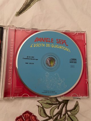 CD Daniele Sepe L'uscita dei Gladiatori