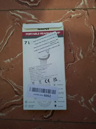Luz de lectura LED recargable