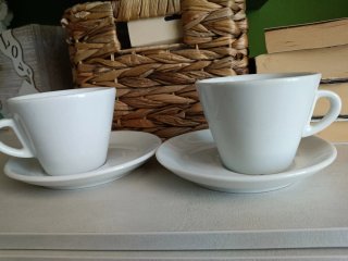 Set 2 Tazzine Caffè Porcellana