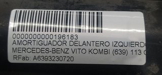 AMORTIGUADOR DELANTERO IZQUIERDO MERCEDES-BENZ VITO KOMBI (639) 113 CDI CREW kompakt (639.601)
