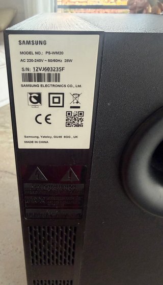Barra de Sonido Samsung Negra