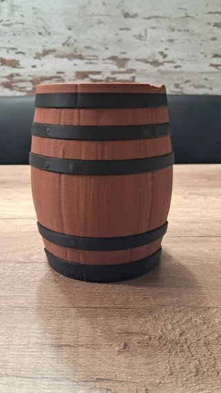 Servilletero con diseño de barril