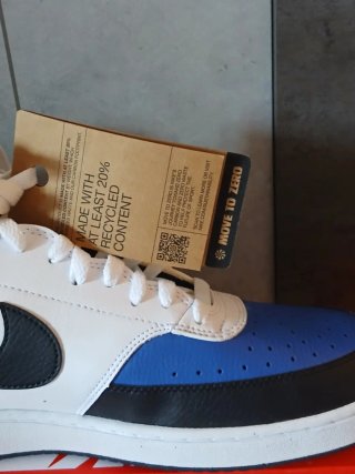 Nike Court Vision Mid Blu/Bianco Taglia 45