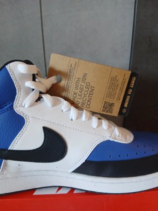 Nike Court Vision Mid Blu/Bianco Taglia 45