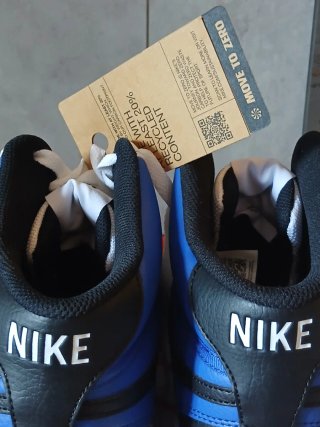 Nike Court Vision Mid Blu/Bianco Taglia 45