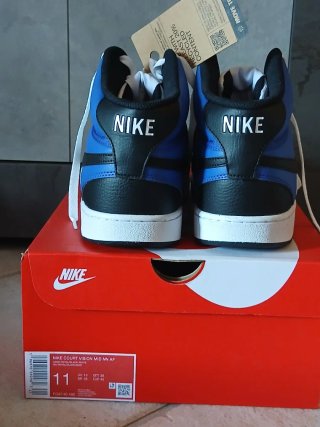 Nike Court Vision Mid Blu/Bianco Taglia 45