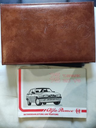 Manual Proprietario Alfa Romeo 75 T.Spark 3.0 V6