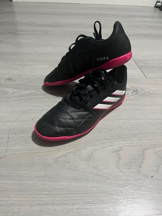 Scarpe da calcio Adidas Copa nere e rosa